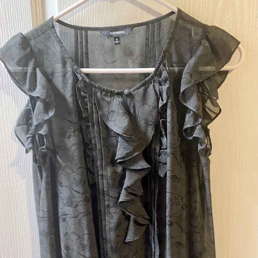 Express ruffled blouse